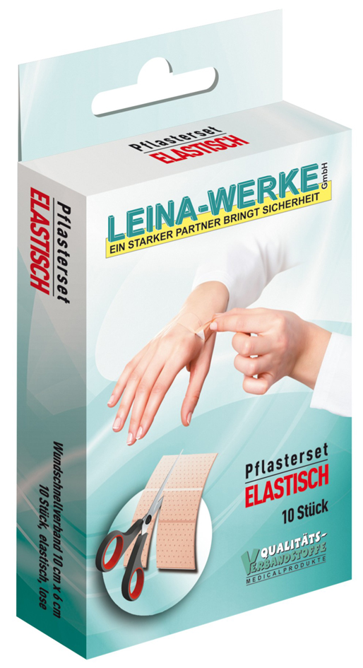 LEINA Pflaster-Set , Elastisch, , 10-teilig, hautfarben LEINA Pflaster-Set , Elastisch, , 10-teilig, hautfarben von LEINA-WERKE