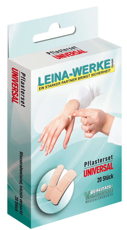 LEINA Pflaster-Set , Universal, , 20-teilig, hautfarbe LEINA Pflaster-Set , Universal, , 20-teilig, hautfarbe von LEINA-WERKE