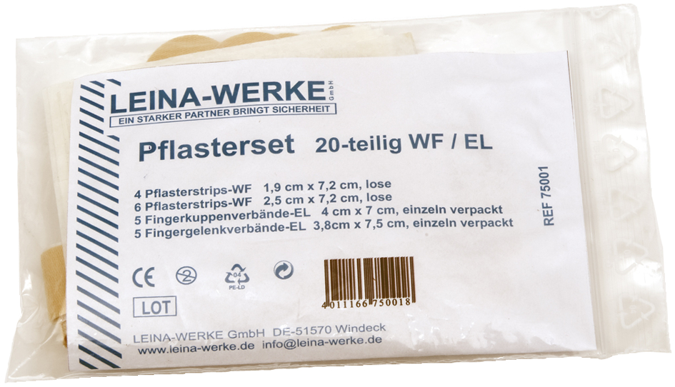 LEINA Pflasterset 120-teilig, elastisch/wasserfest, hautfarb von LEINA-WERKE