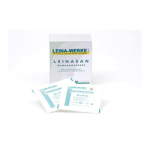 LEINA-WERKE 61203 LEINASAN-Wundkompressen einzeln eingesiegelt, steril, 8 cm x 10 cm, 1 Stk. LEINA-WERKE 61203 LEINASAN-Wundkompressen einzeln eingesiegelt, steril, 8 cm x 10 cm, 1 Stk. von LEINA-WERKE