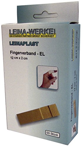 LEINA-WERKE 72000 Fingerverband-12 cm x 2 cm elastisch, EL, Set of 50 von LEINA-WERKE