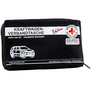 LEINA-WERKE Erste-Hilfe-Tasche Compact DRK Edition DIN 13164 schwarz von LEINA-WERKE