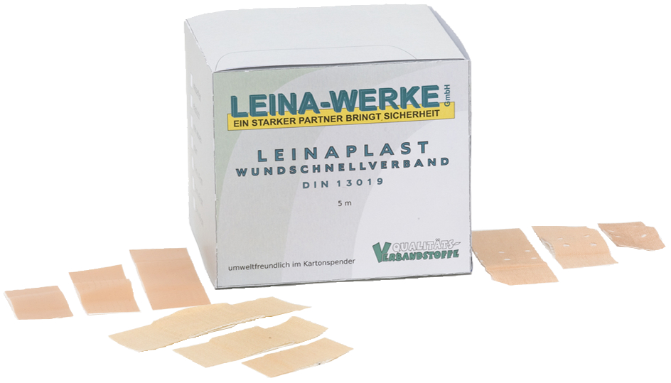 LEINAPLAST Pflaster 1 m x 8 cm, elastisch, hautfarben von LEINA-WERKE