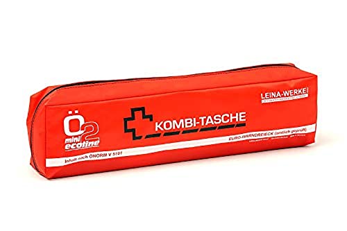 LEINAWERKE 33101 Mini-Kombitasche ÖNORM Ö2 Mini Ecoline blau - weiß, mit Klett, 5 Stk. von LEINA-WERKE