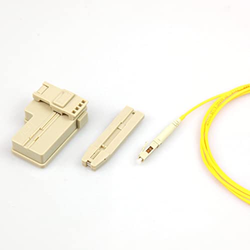 Glasfaser-Schnellverbinder, LC, MM, Multimodus, mechanisch, Schnellverbinder, Adapter für 0,9 / 2,0 / 3,0 mm Multimode-Faserkabel, 10 Stück Glasfaser-Schnellverbinder, LC, MM, Multimodus, mechanisch, Schnellverbinder, Adapter für 0,9 / 2,0 / 3,0 mm Multimode-Faserkabel, 10 Stück von LEITE