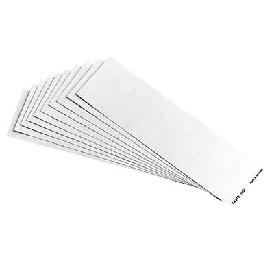100 LEITZ Hängeregister - Beschriftungsschildchen / 60,0 x 21,0 mm / Karton/ für LEITZ Alpha / weiß von LEITZ