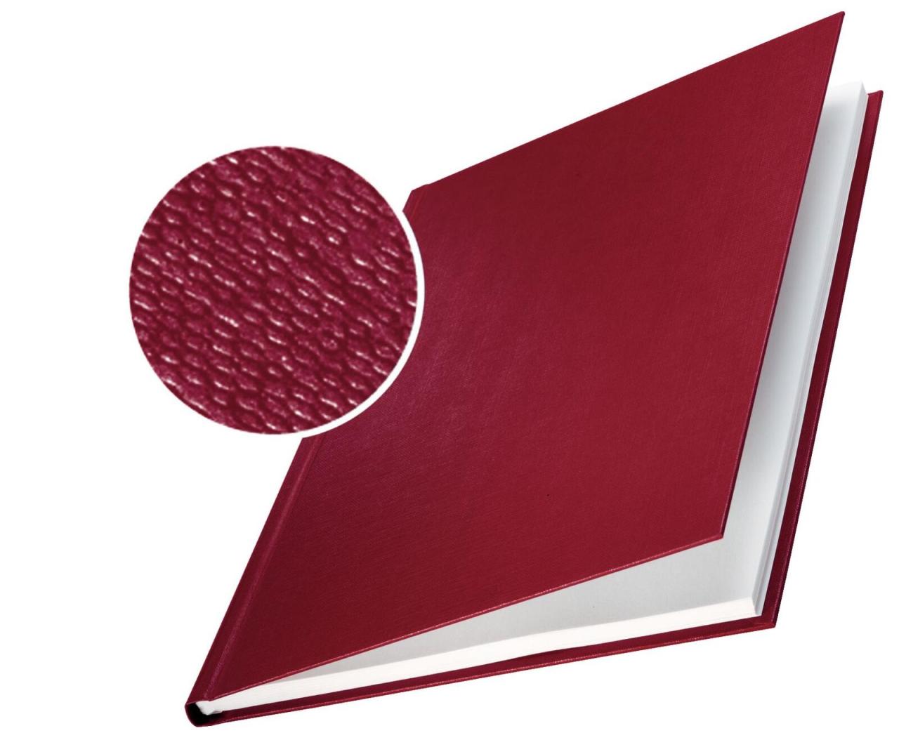 LEITZ Buchbindemappen bordeaux für 15-35 Blatt DIN A4 von LEITZ