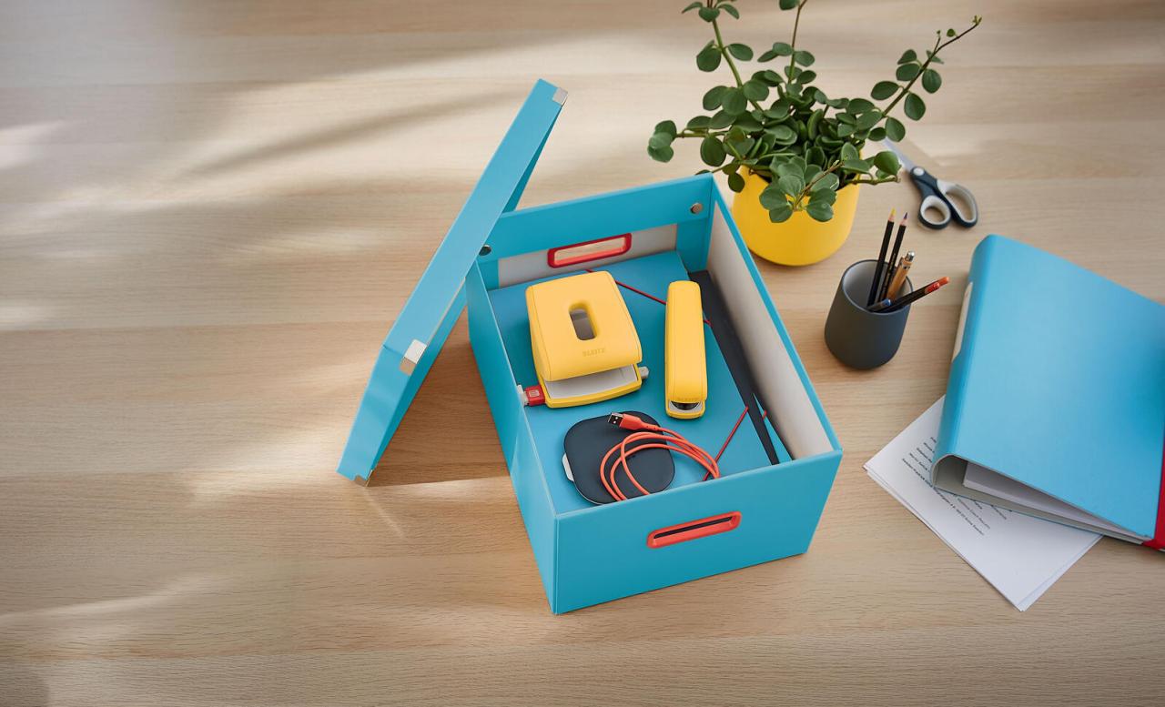 LEITZ Aufbewahrungsbox Click&Store 18,5 l - 28,1 x 37,0 x 20,0 cm blau LEITZ Aufbewahrungsbox Click&Store 18,5 l - 28,1 x 37,0 x 20,0 cm blau von LEITZ