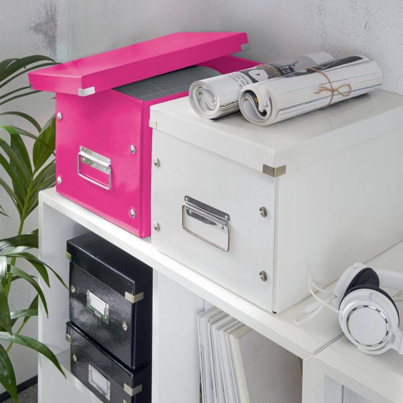 LEITZ Aufbewahrungsbox Click&Store 30,0 l - 32,0 x 36,0 x 31,0 cm pink von LEITZ