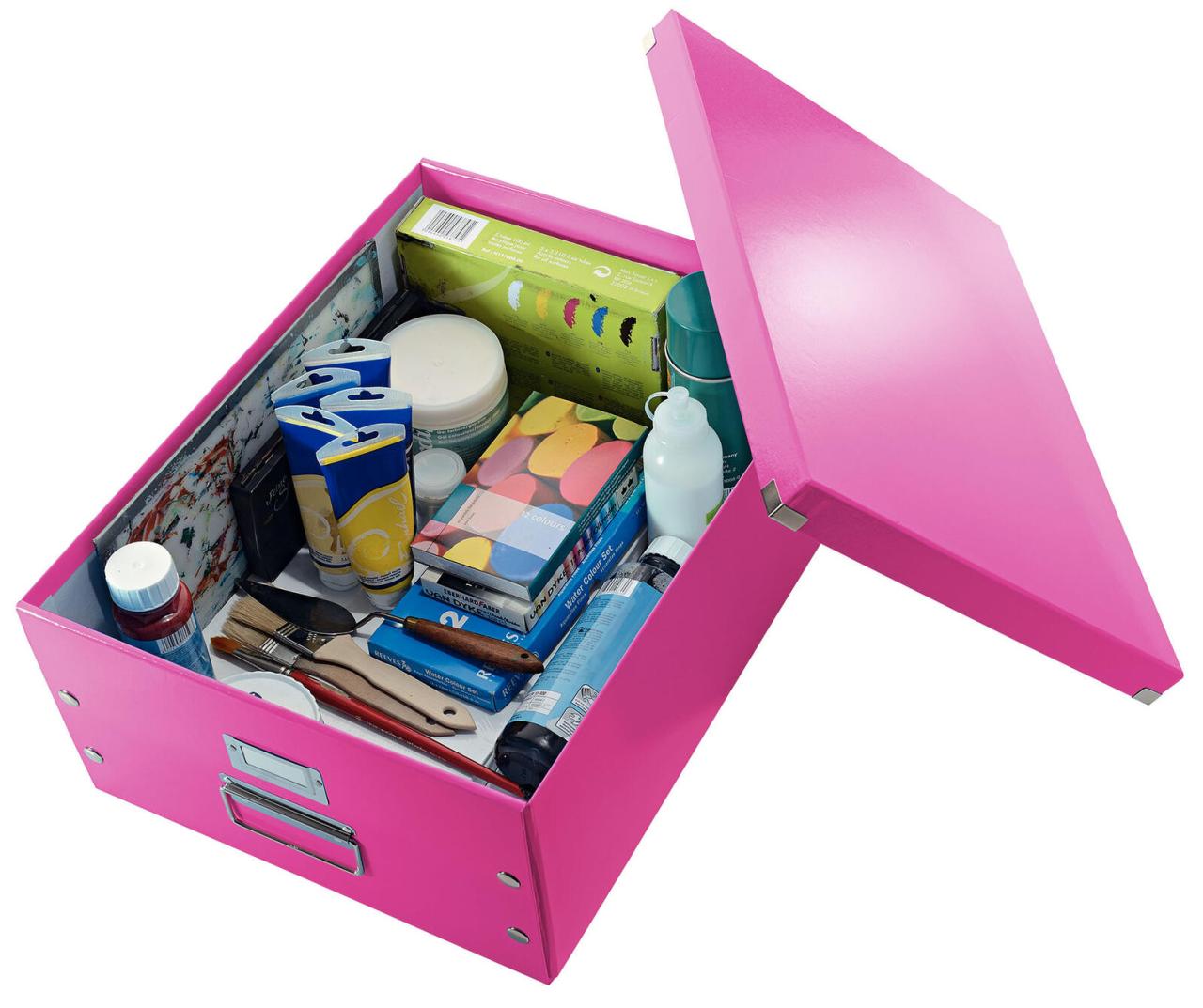 LEITZ Aufbewahrungsboxen Click&store Transportb.A3 pink 36,0 l - 36,9 x 48,2 ... von LEITZ