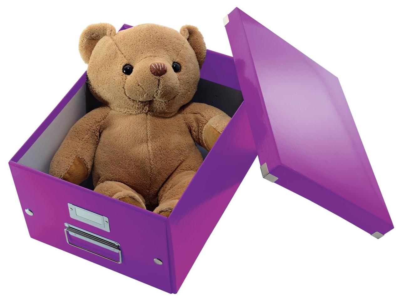 LEITZ Aufbewahrungsboxen LEITZ Ablagebox A4 violett-Met 16,7 l - 28,1 x 36,9 ... von LEITZ