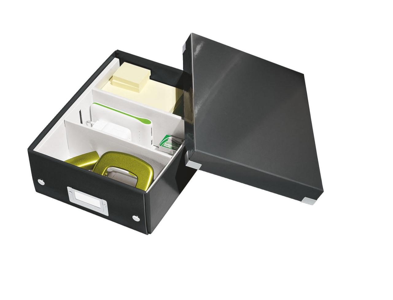LEITZ Aufbewahrungsbox 900 Blatt - 22,0 x 28,5 x 10,0 cm schwarz LEITZ Aufbewahrungsbox 900 Blatt - 22,0 x 28,5 x 10,0 cm schwarz von LEITZ