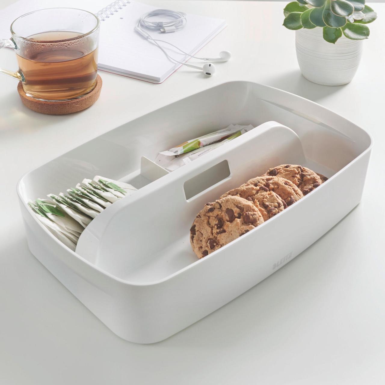 LEITZ Einsatz für Aufbewahrungsboxen 1,5 l - 30,7 x 18,1 x 5,6 cm perlweiß LEITZ Einsatz für Aufbewahrungsboxen 1,5 l - 30,7 x 18,1 x 5,6 cm perlweiß von LEITZ