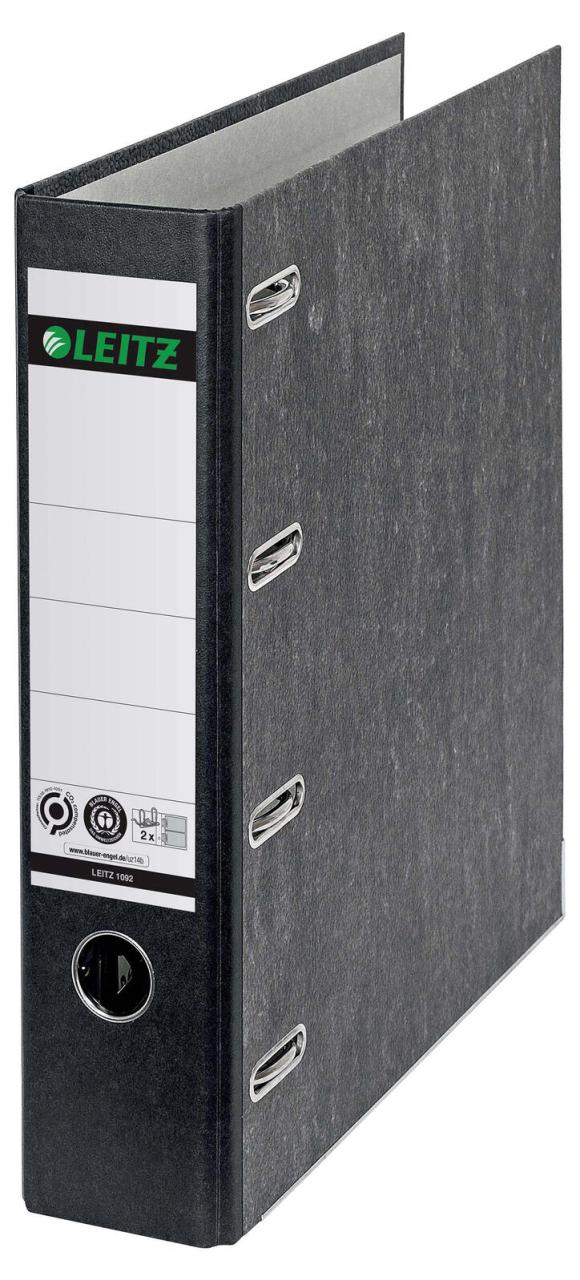 LEITZ Doppelordner 2x A5 quer Karton schwarz LEITZ Doppelordner 2x A5 quer Karton schwarz von LEITZ