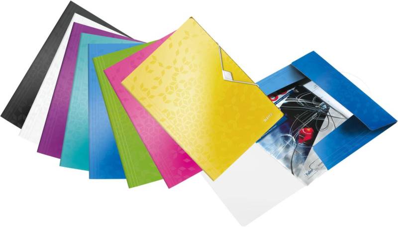 LEITZ Fächermappe DIN A4 6-Fach violett von LEITZ