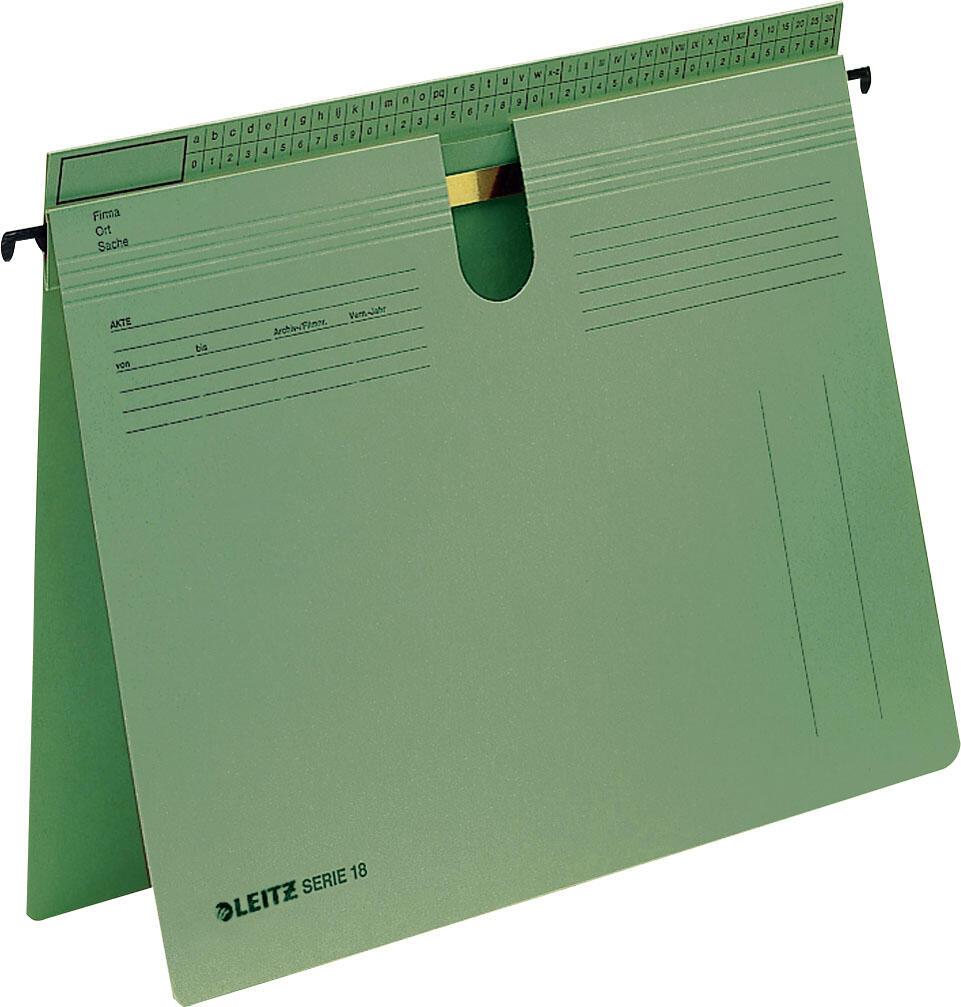 LEITZ Alpha Hängehefter Amtsheftung oder kaufmännische Heftung DIN A4 grün LEITZ Alpha Hängehefter Amtsheftung oder kaufmännische Heftung DIN A4 grün von LEITZ