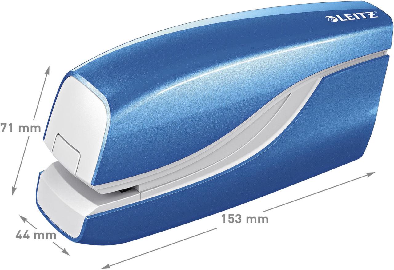 LEITZ Elektrohefter NeXXt Series WOW 5566 blau-metallic von LEITZ