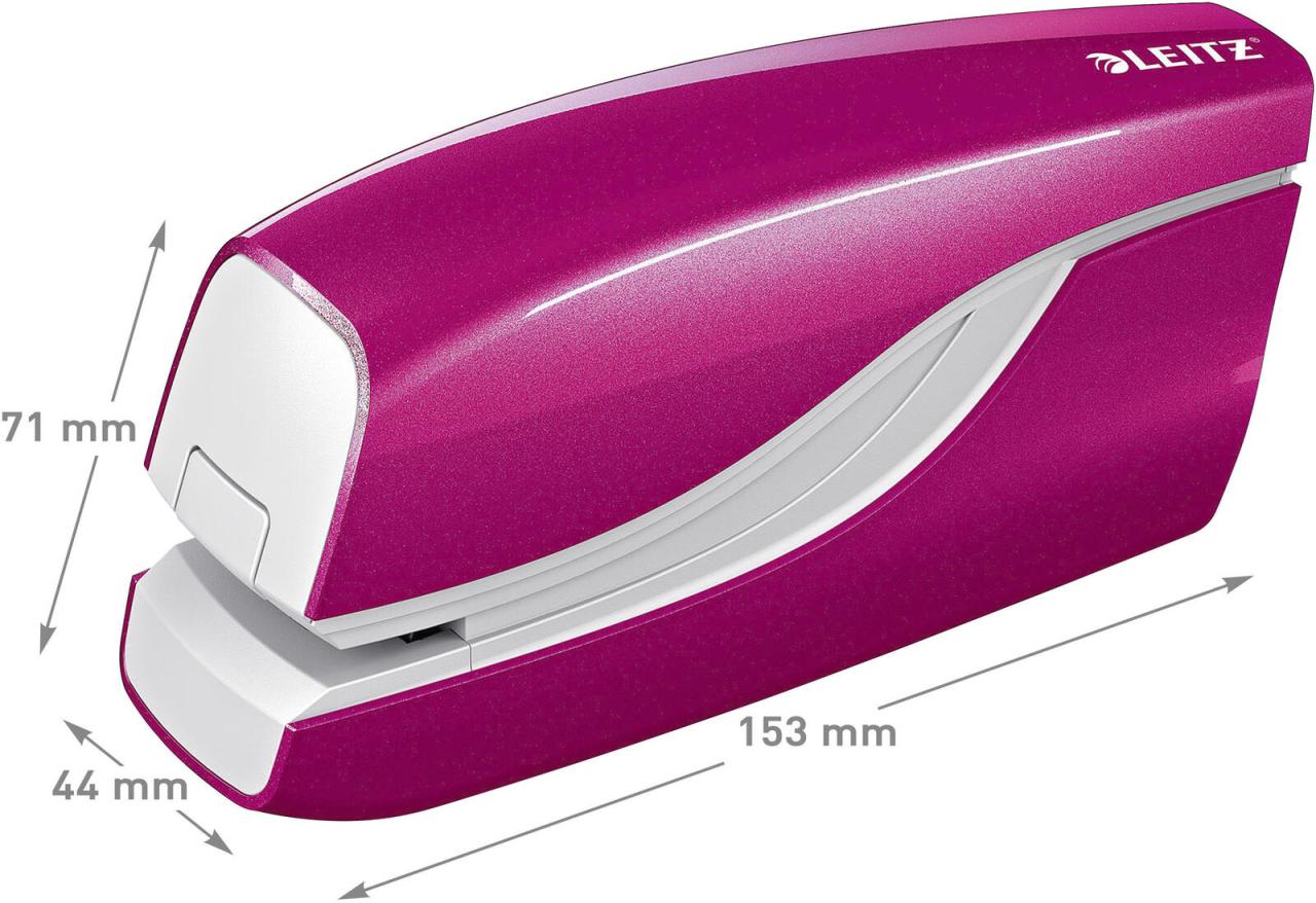 LEITZ Elektrohefter NeXXt Series WOW 5566 pink-metallic LEITZ Elektrohefter NeXXt Series WOW 5566 pink-metallic von LEITZ