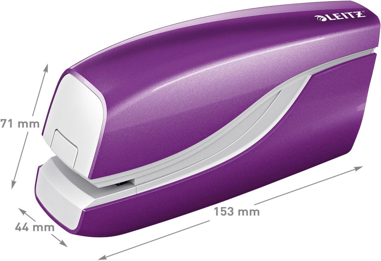 LEITZ Heftgeräte LEITZ Elekt. Heftgerät, violet 5566-10-62 violett-metallic von LEITZ