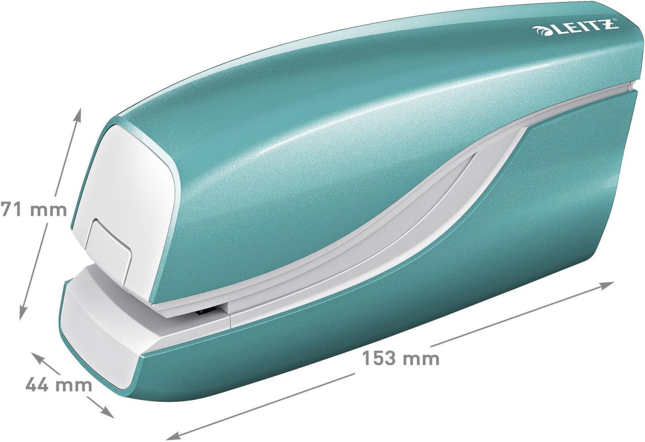 LEITZ Elektrohefter NeXXt Series WOW 5566 eisblau-metallic von LEITZ
