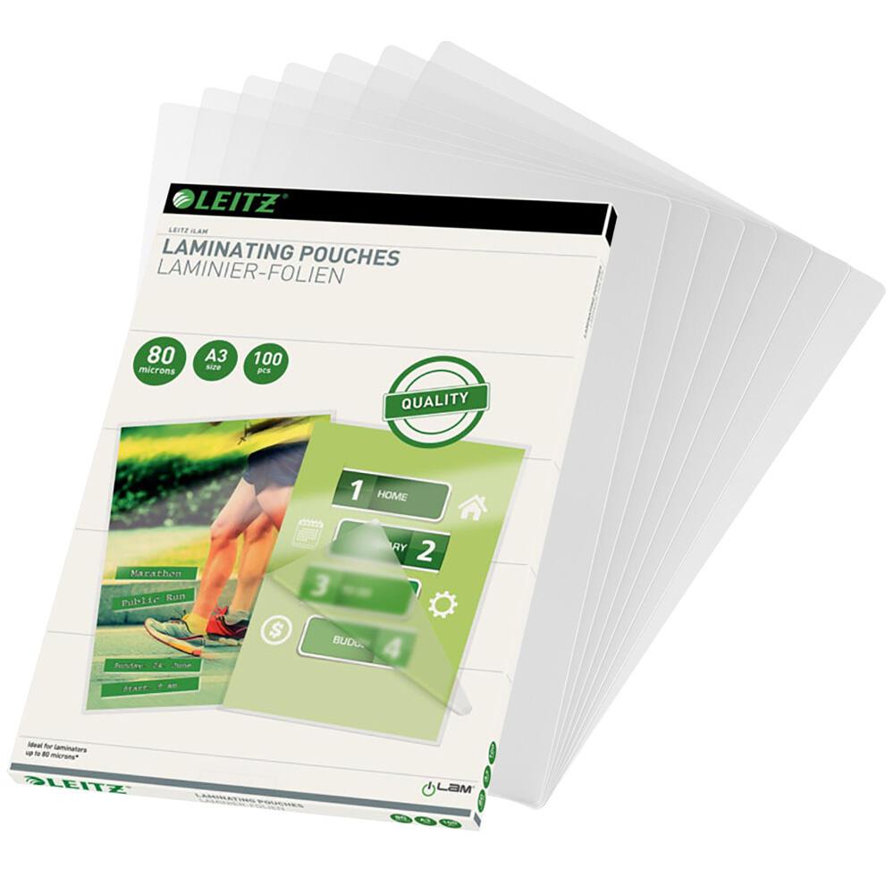 LEITZ Laminierfolien glänzend 80 mikron A3 LEITZ Laminierfolien glänzend 80 mikron A3 von LEITZ