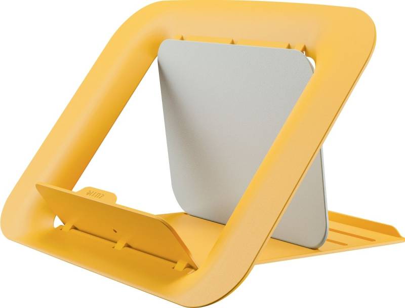 LEITZ Laptopständer Ergo Cosy 13- bis 17 Zoll höhenverstellbar gelb Monitor-Halterung von LEITZ