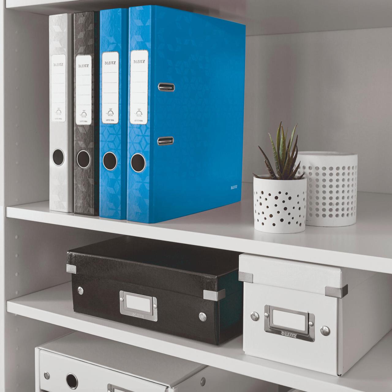 LEITZ Ordner Rückenbreite 5 cm DIN A4 Karton blau LEITZ Ordner Rückenbreite 5 cm DIN A4 Karton blau von LEITZ