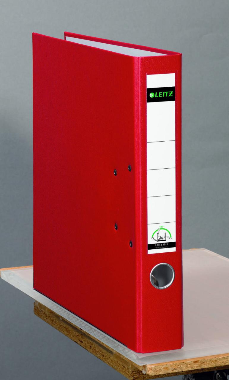 LEITZ Ordner Rückenbreite 5.2 cm DIN A4 Kunststoff rot von LEITZ