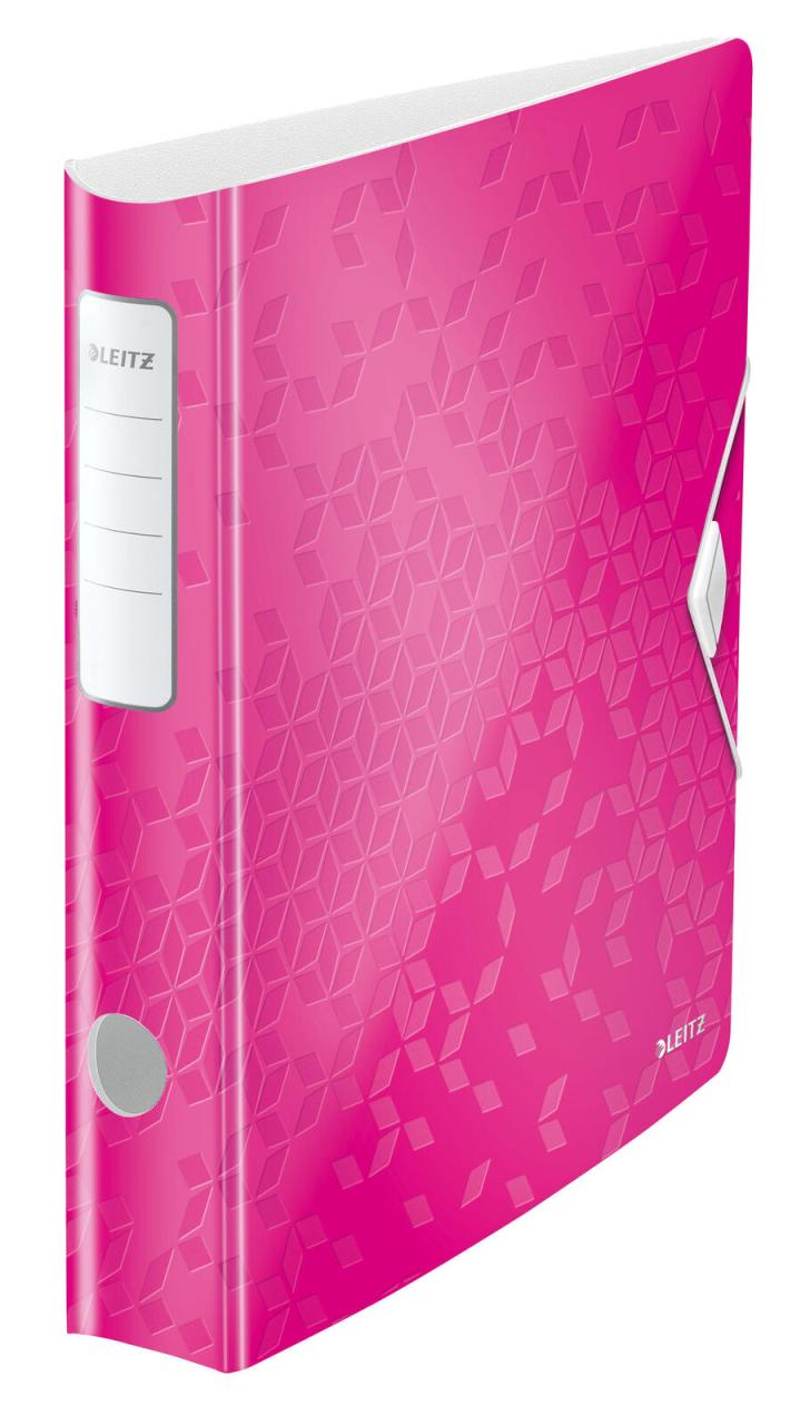 LEITZ Ordner Rückenbreite 6.5 cm DIN A4 Kunststoff pink von LEITZ