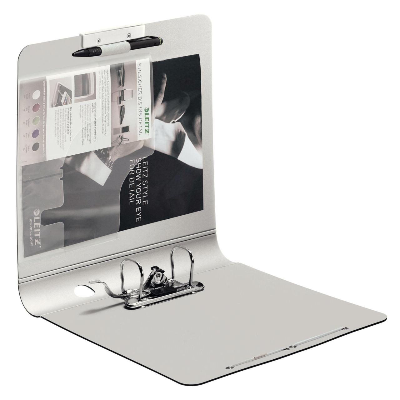 LEITZ Ordner Rückenbreite 6.5 cm DIN A4 Kunststoff seladon grün LEITZ Ordner Rückenbreite 6.5 cm DIN A4 Kunststoff seladon grün von LEITZ