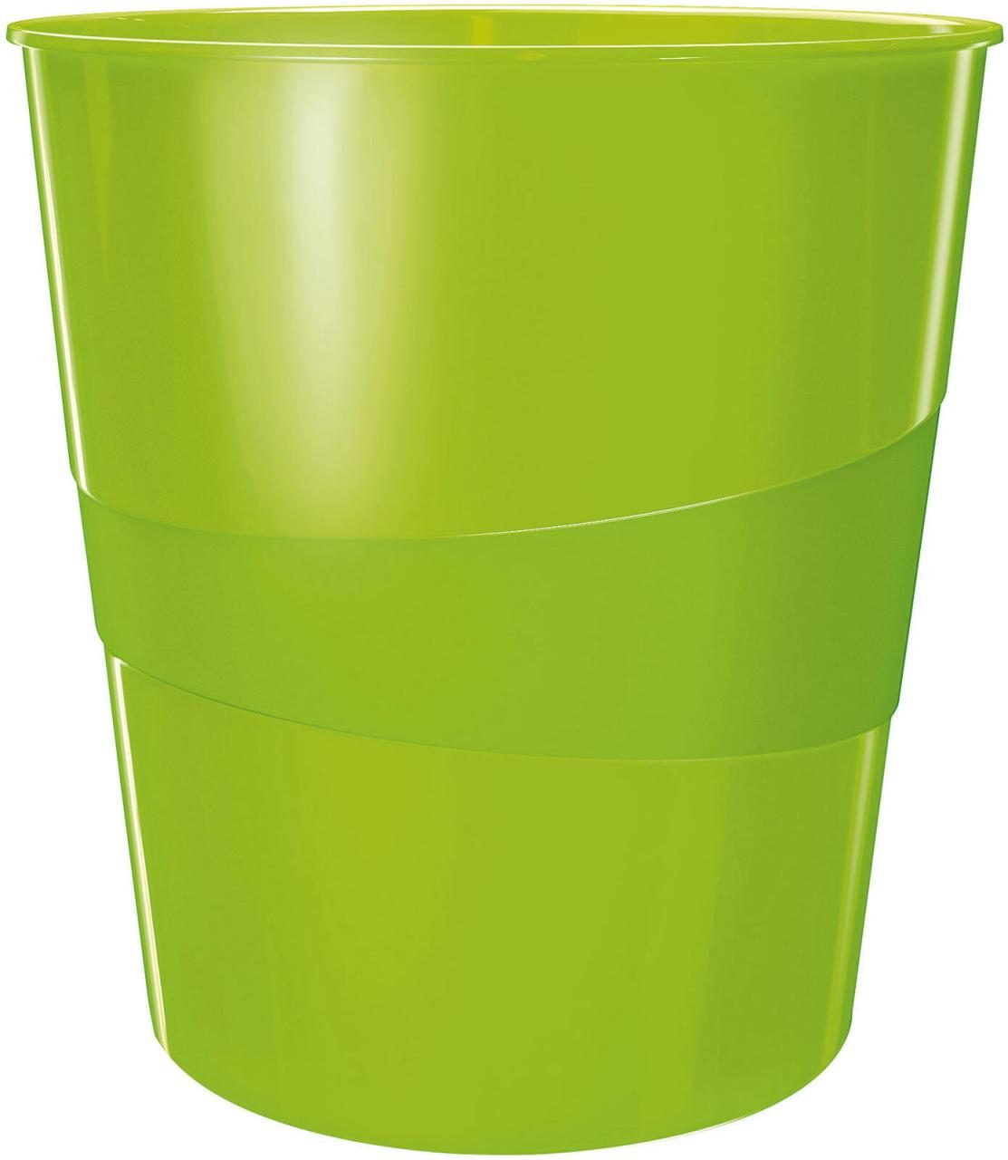 LEITZ Papierkorb WOW Duo Colour 15,0 l grün LEITZ Papierkorb WOW Duo Colour 15,0 l grün von LEITZ