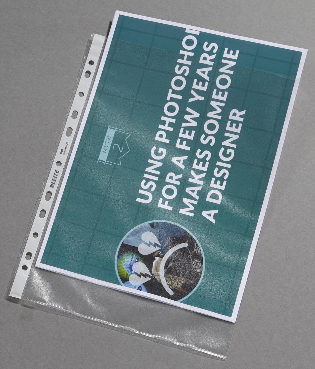 LEITZ Prospekthüllen DIN A4 0.065 mm transparent von LEITZ