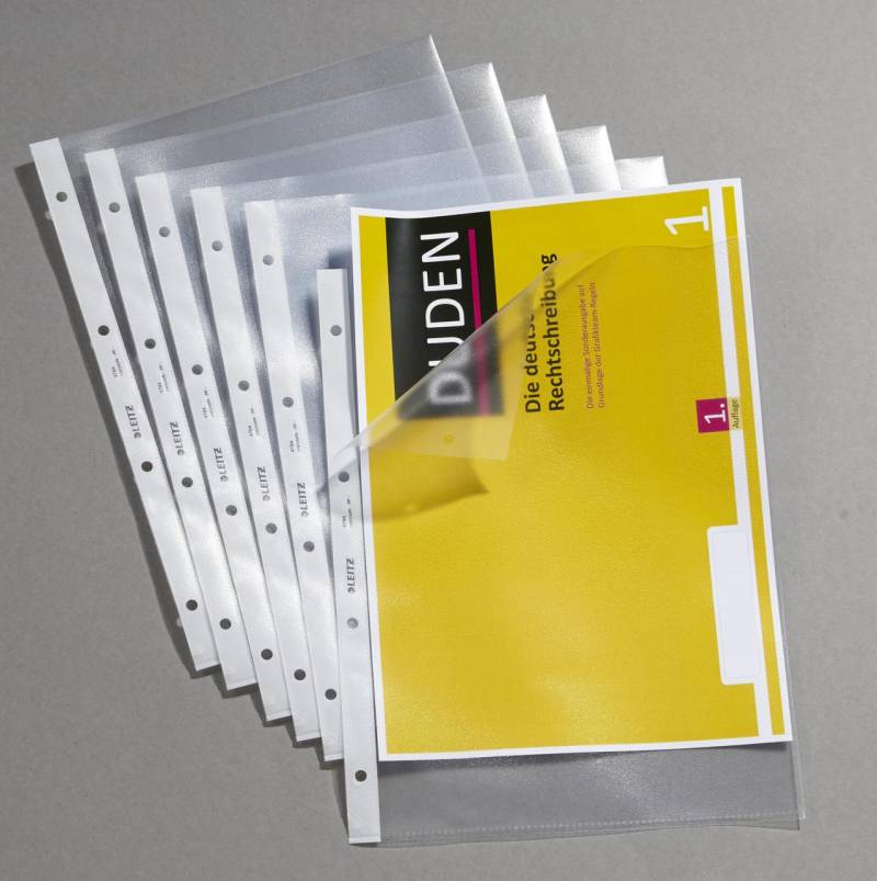 LEITZ Prospekthüllen DIN A4 0.13 mm transparent von LEITZ