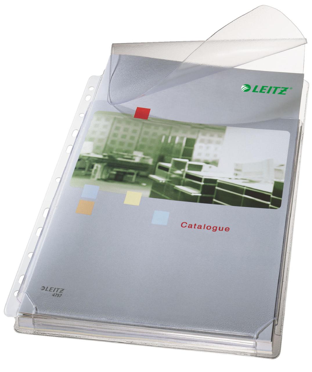 LEITZ Prospekthüllen DIN A4 0.17 mm transparent von LEITZ