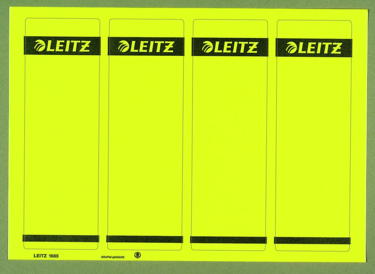 LEITZ 1685 Ordneretiketten für 8 cm Rückenbreite 61,5 x 192,0 mm LEITZ 1685 Ordneretiketten für 8 cm Rückenbreite 61,5 x 192,0 mm von LEITZ