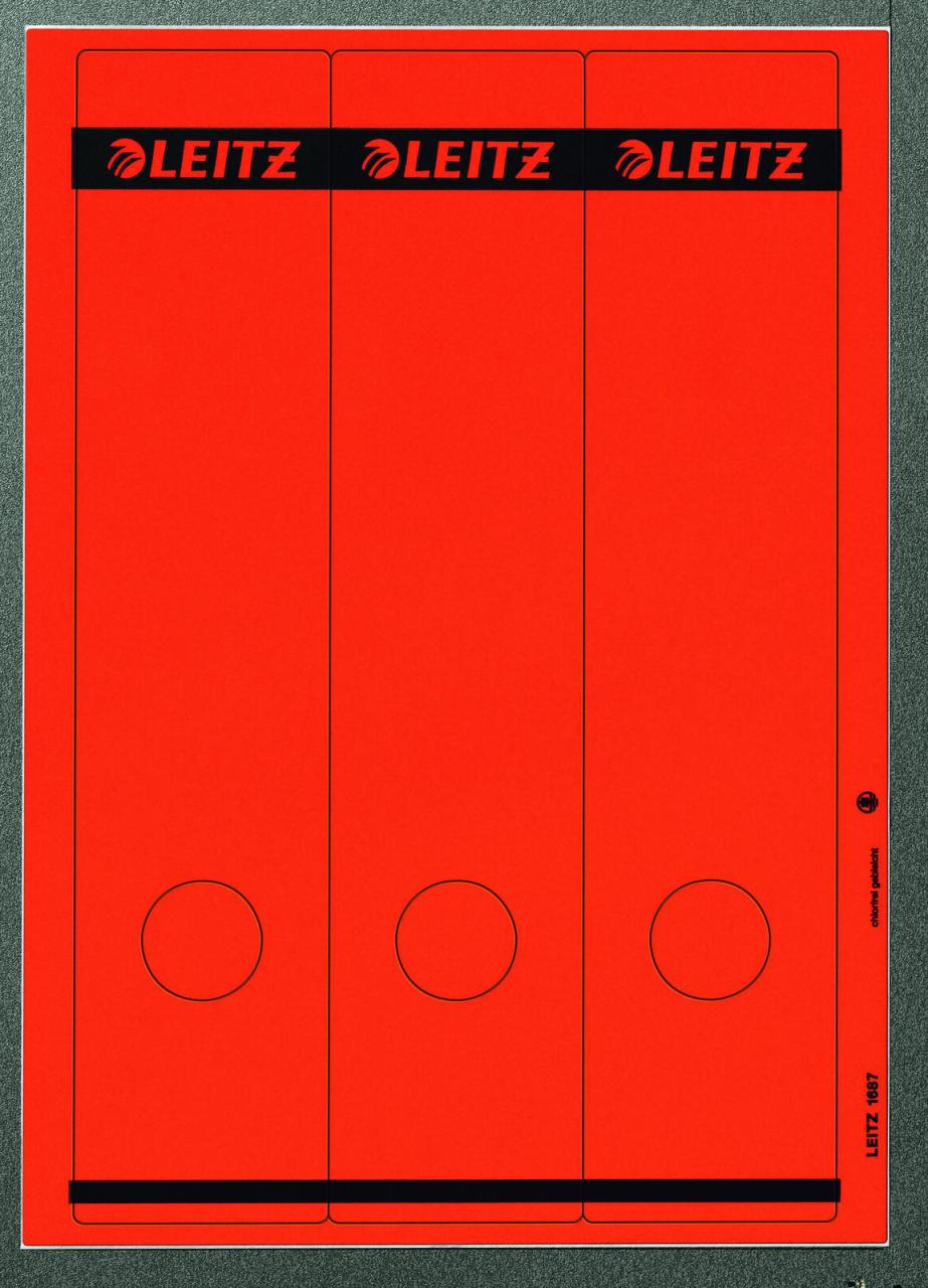 LEITZ 1687 Ordneretiketten für 8 cm Rückenbreite 61,5 x 285,0 mm LEITZ 1687 Ordneretiketten für 8 cm Rückenbreite 61,5 x 285,0 mm von LEITZ