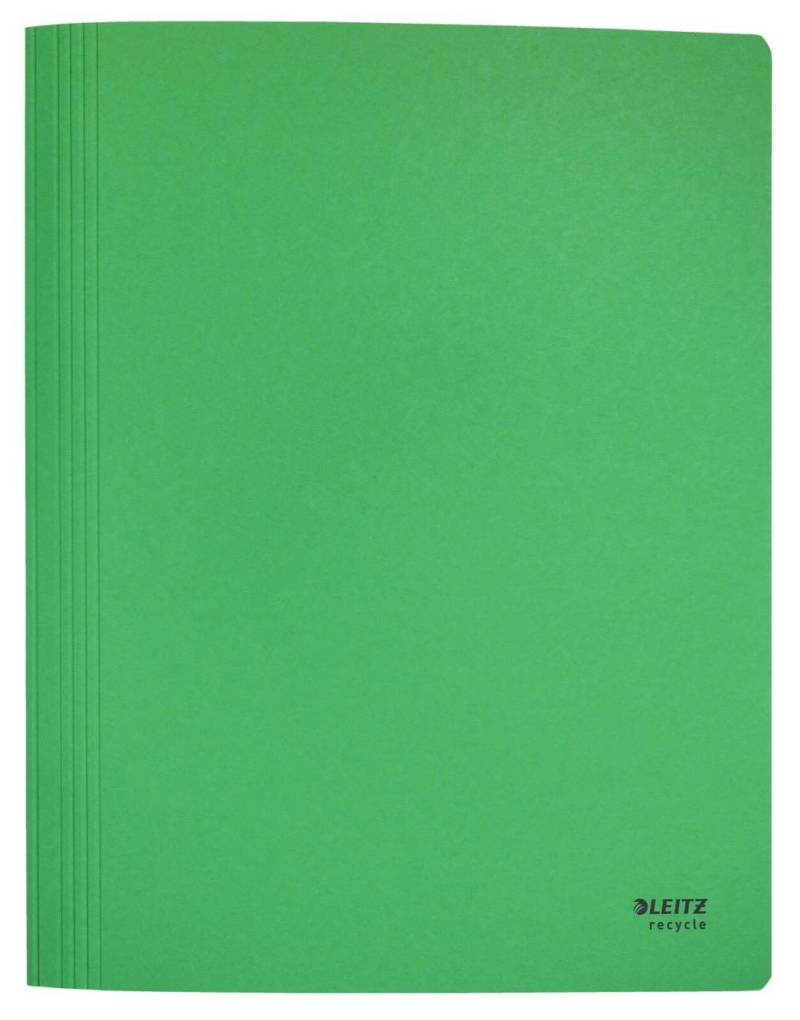 LEITZ Schnellhefter DIN A4 Recycling-Karton grün von LEITZ