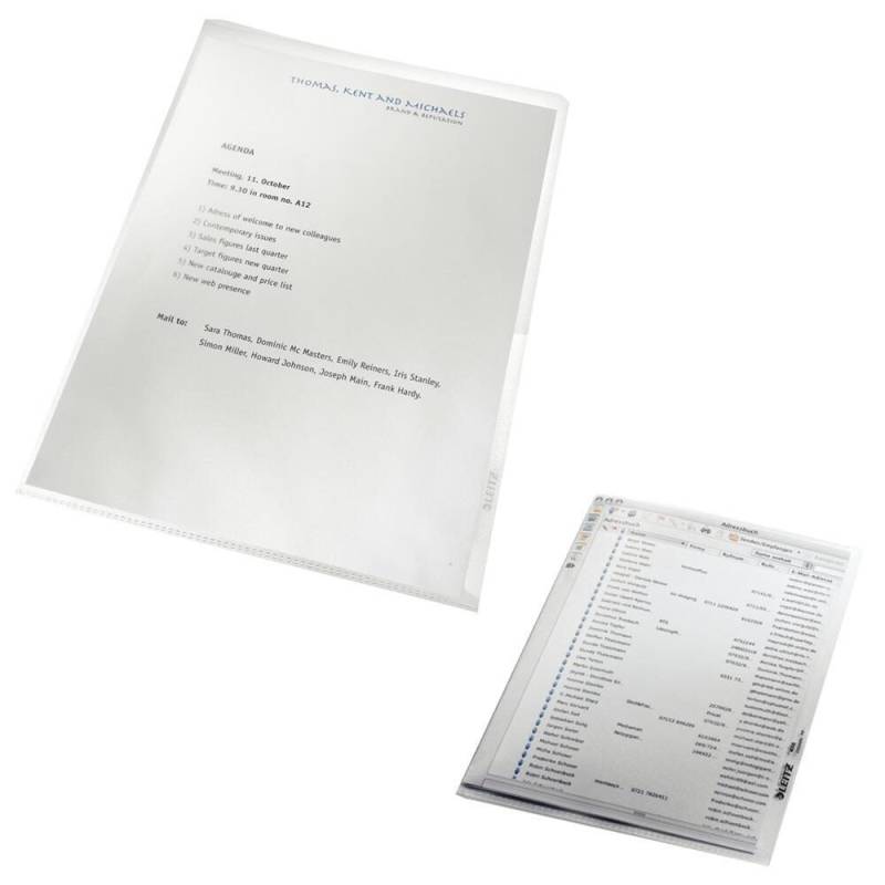 LEITZ Sichthüllen DIN A4 transparent von LEITZ