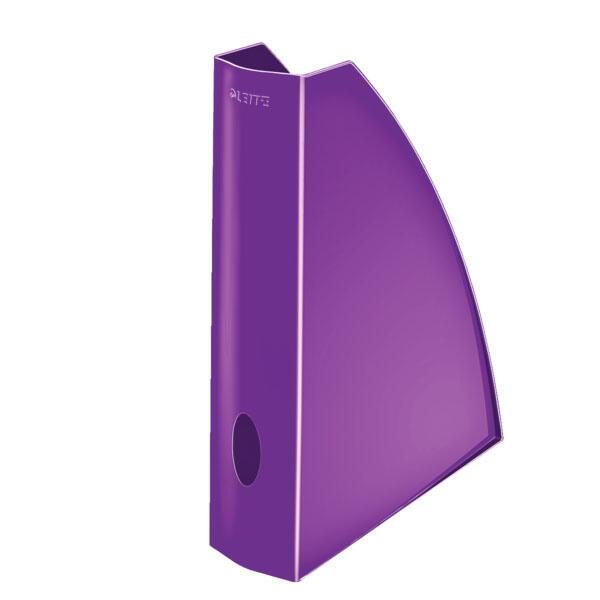 LEITZ Stehsammler WOW Polystyrol violett von LEITZ