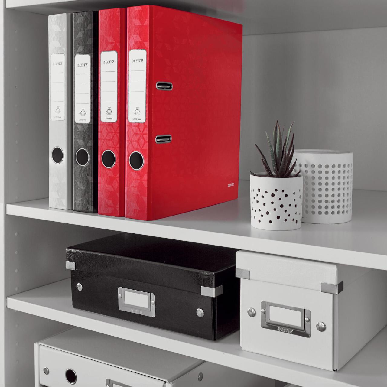 LEITZ Ordner Rückenbreite 5 cm DIN A4 Karton rot LEITZ Ordner Rückenbreite 5 cm DIN A4 Karton rot von LEITZ