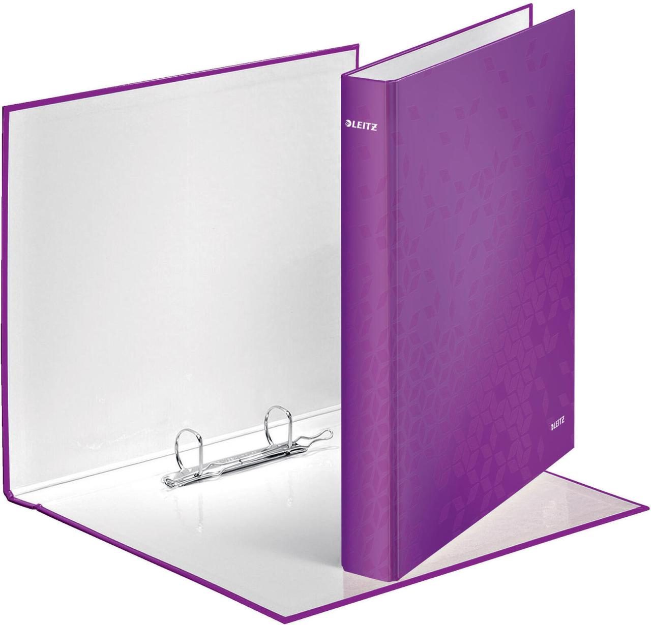 LEITZ Ringbuch 2-Ringe DIN A4 4 cm violett von LEITZ