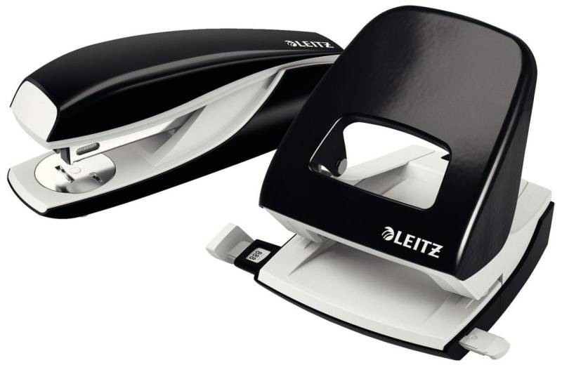 LEITZ Locher und Heftgeräte Set schwarz von LEITZ