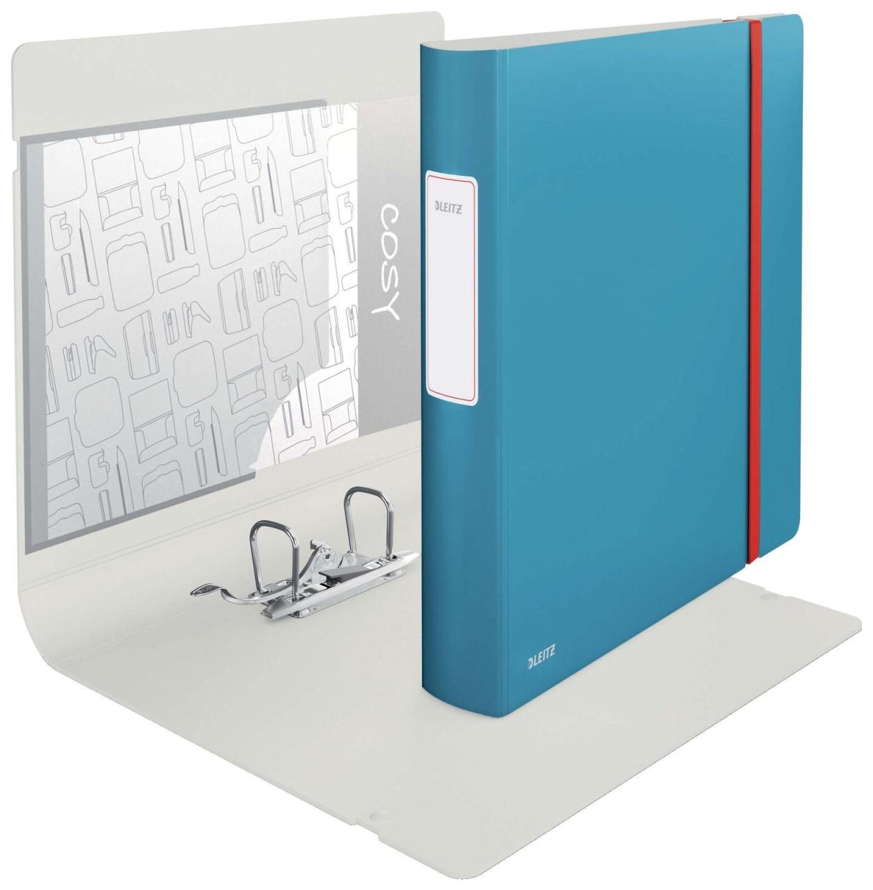 LEITZ Ordner Rückenbreite 6.5 cm DIN A4 stabile Pappe sanftes blau LEITZ Ordner Rückenbreite 6.5 cm DIN A4 stabile Pappe sanftes blau von LEITZ