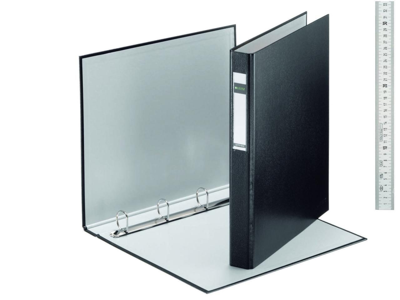 LEITZ Ringbuch 2-Ringe DIN A4 4 cm schwarz LEITZ Ringbuch 2-Ringe DIN A4 4 cm schwarz von LEITZ