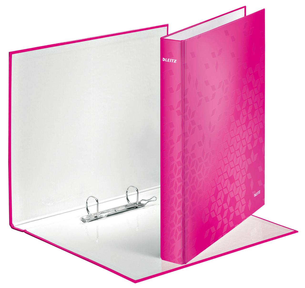 LEITZ Ringbuch 2-Ringe DIN A4 4 cm pink von LEITZ