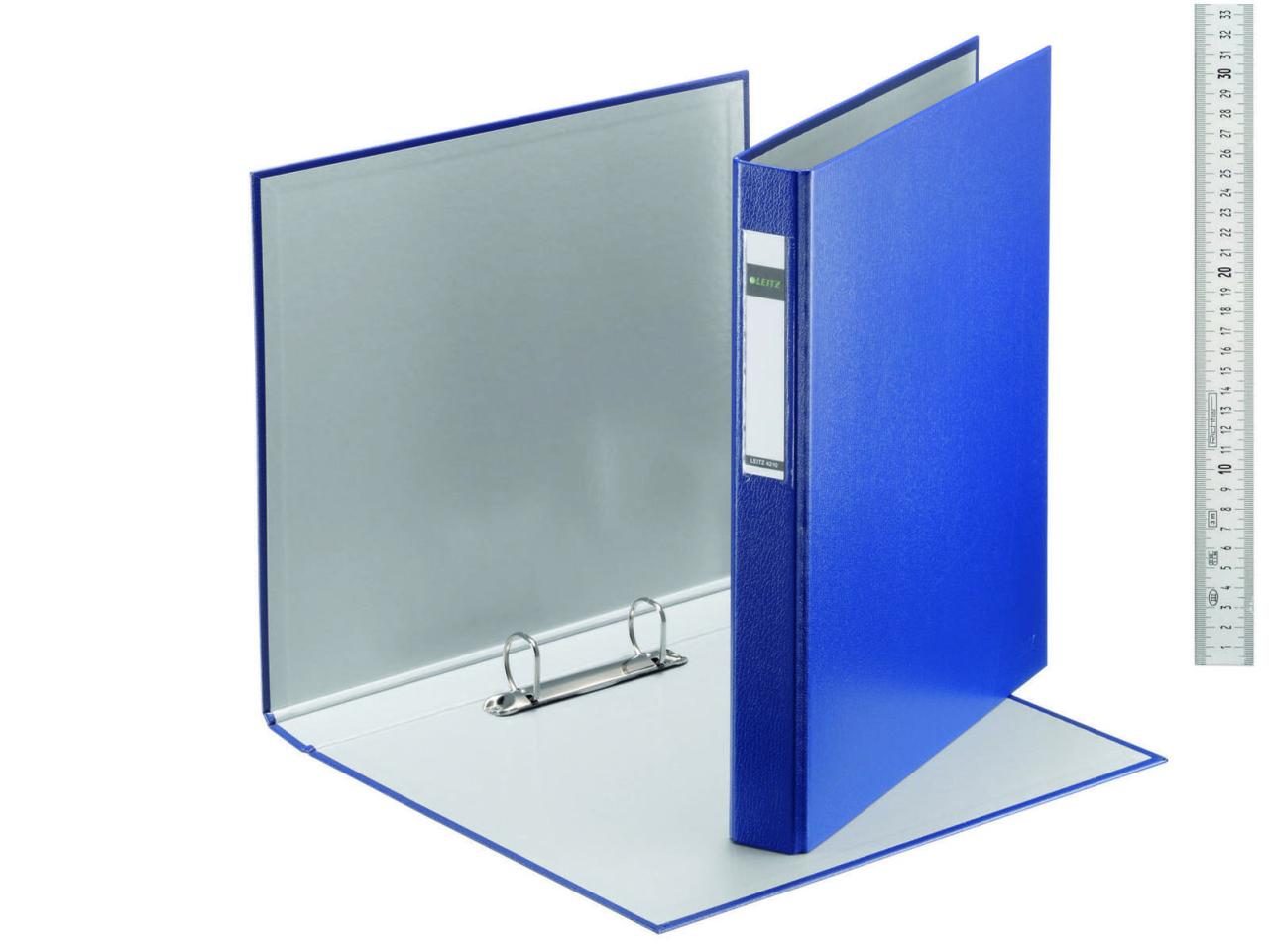 LEITZ Ringbuch 2-Ringe DIN A4 4 cm blau LEITZ Ringbuch 2-Ringe DIN A4 4 cm blau von LEITZ