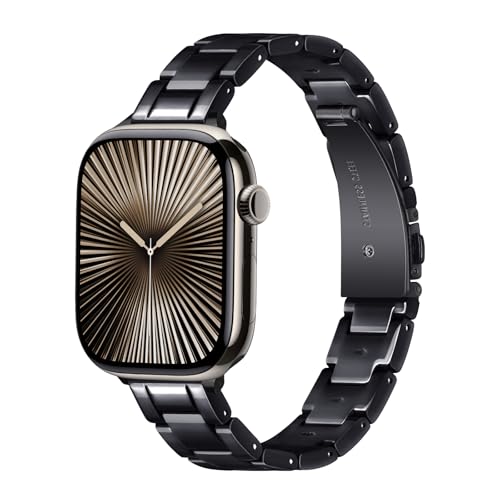 Harz Armband Kompatibel mit Apple Watch Armband 38mm Damen 40mm 41mm 42mm 44mm 45mm 46mm,Damen Schlank und Leicht Strap für Apple Watch SE Armbänder/iWatch Serie 10 9 8 7 6 5 4 3 Band Harz Armband Kompatibel mit Apple Watch Armband 38mm Damen 40mm 41mm 42mm 44mm 45mm 46mm,Damen Schlank und Leicht Strap für Apple Watch SE Armbänder/iWatch Serie 10 9 8 7 6 5 4 3 Band von LEIXIUER