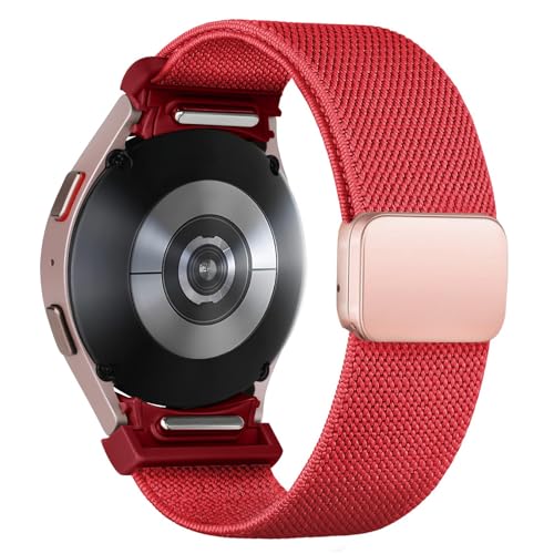 LEIXIUER Nylon Elastisches Armband Kompatibel mit Samsung Galaxy Watch 7 6 5 4 FE Armbänder 40mm 44mm/6 4 Classic/5 pro 45mm,Nylon Magnetverschluss Band für Galaxy Watch 7 6 5 4 FE Armband LEIXIUER Nylon Elastisches Armband Kompatibel mit Samsung Galaxy Watch 7 6 5 4 FE Armbänder 40mm 44mm/6 4 Classic/5 pro 45mm,Nylon Magnetverschluss Band für Galaxy Watch 7 6 5 4 FE Armband von LEIXIUER