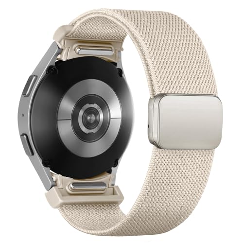 LEIXIUER Nylon Elastisches Armband Kompatibel mit Samsung Galaxy Watch 7 6 5 4 FE Armbänder 40mm 44mm/6 4 Classic/5 pro 45mm,Nylon Magnetverschluss Band für Galaxy Watch 7 6 5 4 FE Armband LEIXIUER Nylon Elastisches Armband Kompatibel mit Samsung Galaxy Watch 7 6 5 4 FE Armbänder 40mm 44mm/6 4 Classic/5 pro 45mm,Nylon Magnetverschluss Band für Galaxy Watch 7 6 5 4 FE Armband von LEIXIUER