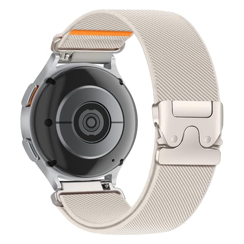Nylon Elastisches Armband für Samsung Galaxy Watch 7/4/6/5 Armband 40mm 44mm,Nylon Stoff Band Fallschirmverschluss Armbänder für Galaxy Watch 6 4 Classic/5 Pro 45mm/FE/3 41m/Active 2 Damen Herren Nylon Elastisches Armband für Samsung Galaxy Watch 7/4/6/5 Armband 40mm 44mm,Nylon Stoff Band Fallschirmverschluss Armbänder für Galaxy Watch 6 4 Classic/5 Pro 45mm/FE/3 41m/Active 2 Damen Herren von LEIXIUER